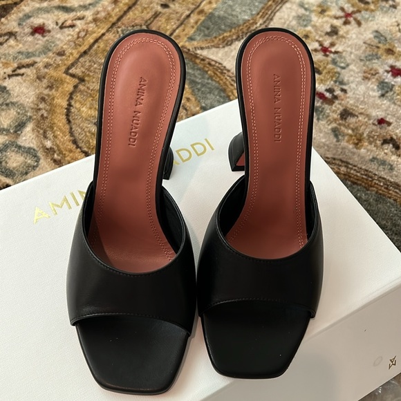 Amina Muaddi Brand New heals in Box - Picture 3 of 7